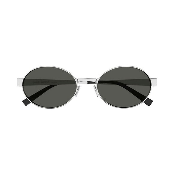 NEW SL692 002 SAINT LAURENT SUNGLASSES ROUND SILVER UNISEX EYEWEAR - Picture 3 of 5